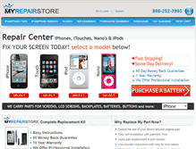 Tablet Screenshot of myrepairstore.com